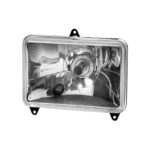 Faro cuadrado moto c/luz posic